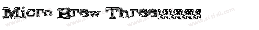 Micro Brew Three字体转换
